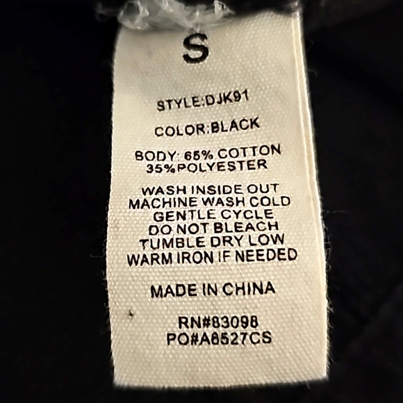 Denim Jean Jacket Black EUC 😍 - Picture 9 of 10